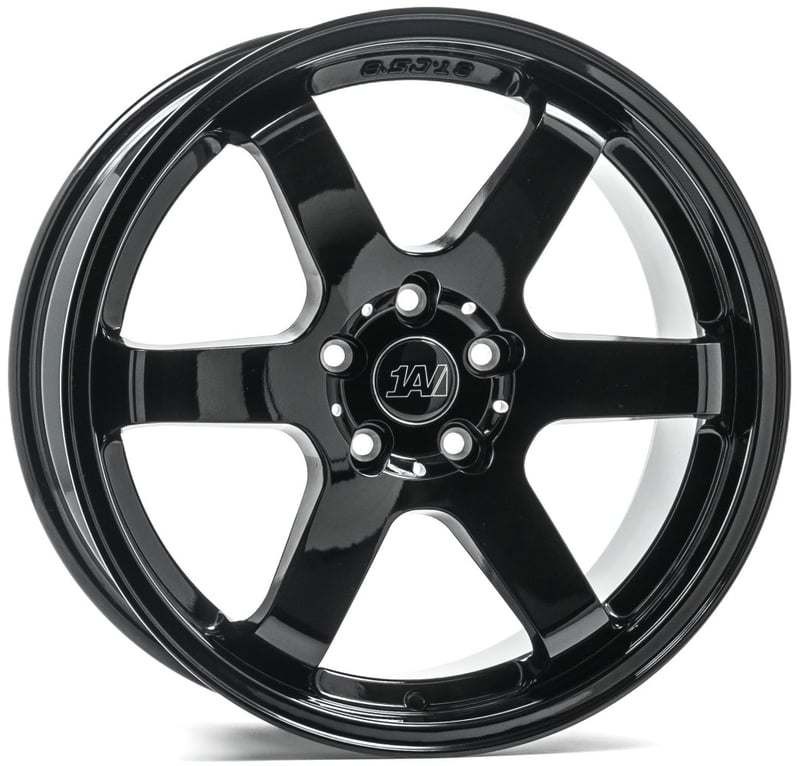 18x8.5 axe 1av zx6 gloss black 5x4.5/114.3 40mm (custom)