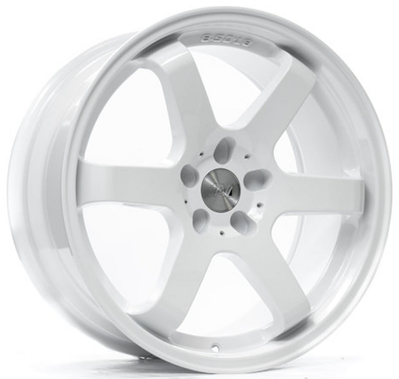 18x8.5 axe 1av zx6 white 5x105 40mm (custom)