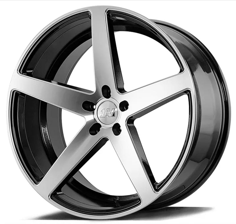 22x10.5 axe 1av zx9 gloss black polished face 5x110 42mm (custom)