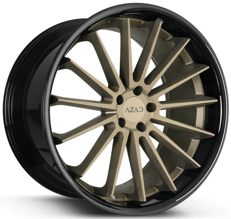 20x10.5 azad az24 gloss black w/ bronze face 5x115 27mm
