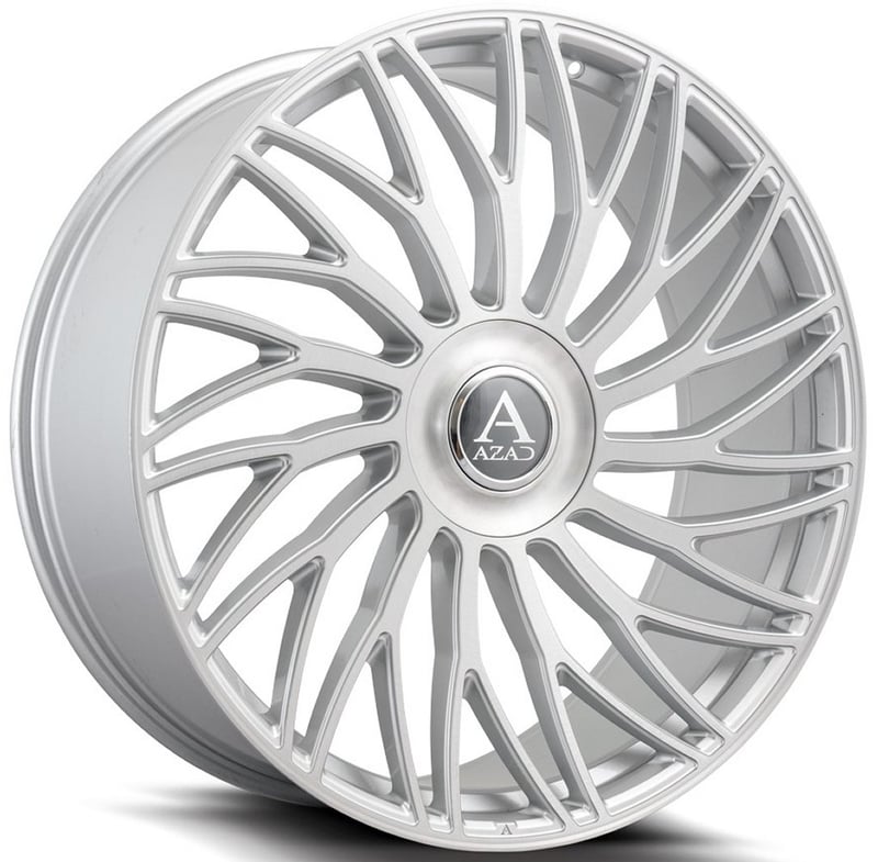 20x10.5 azad az717 brushed silver 5x4.25/108 5x4.5/114.3 42mm
