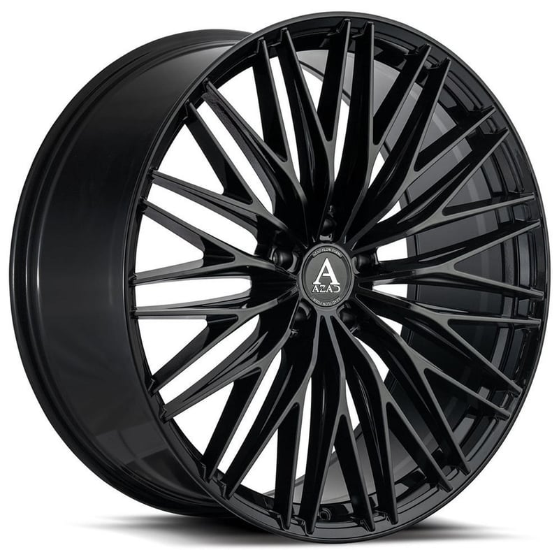 22x10.5 azad azff03 gloss black (flow form) 5x130 42mm