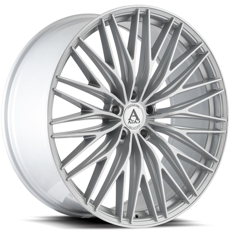 22x10.5 azad azff03 brushed silver (flow form) 5x4.5/114.3 40mm