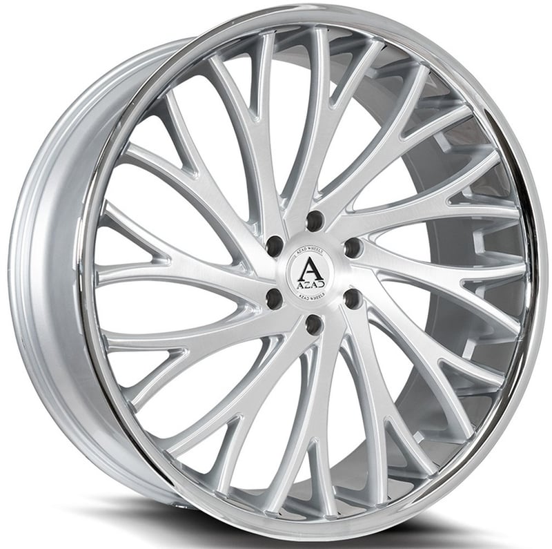 AZAD AZV01 Brushed Silver w/ Stainless Steel Chrome Lip
