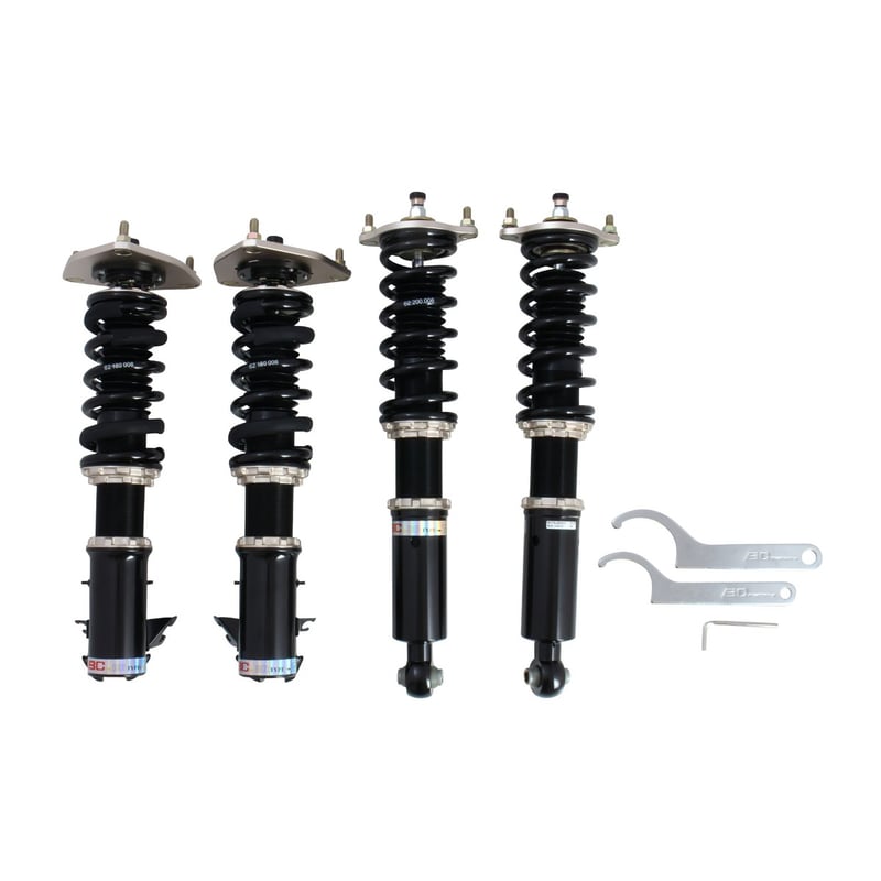 bc racing br series coilover 1996-2000 mitsubishi lancer/virage b-02-br