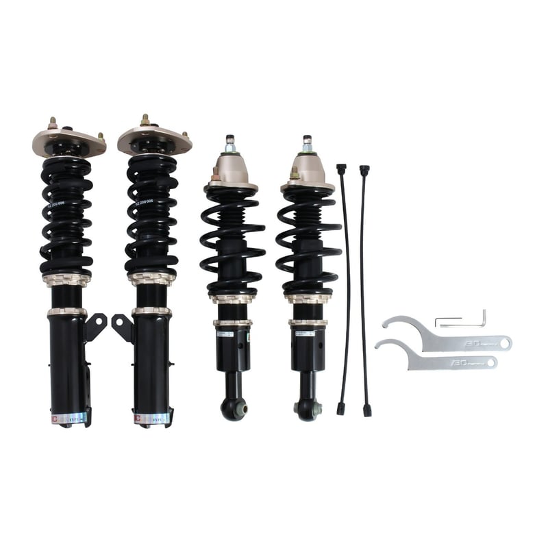 bc racing br series coilover 2008-2017 mitsubishi lancer fwd/awd b-19-br