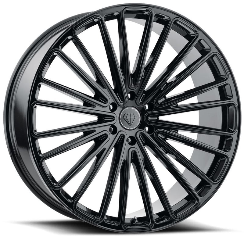 24x10 blaque diamond bd-716 gloss black (6 lug) 6x5.5/139.7 20mm
