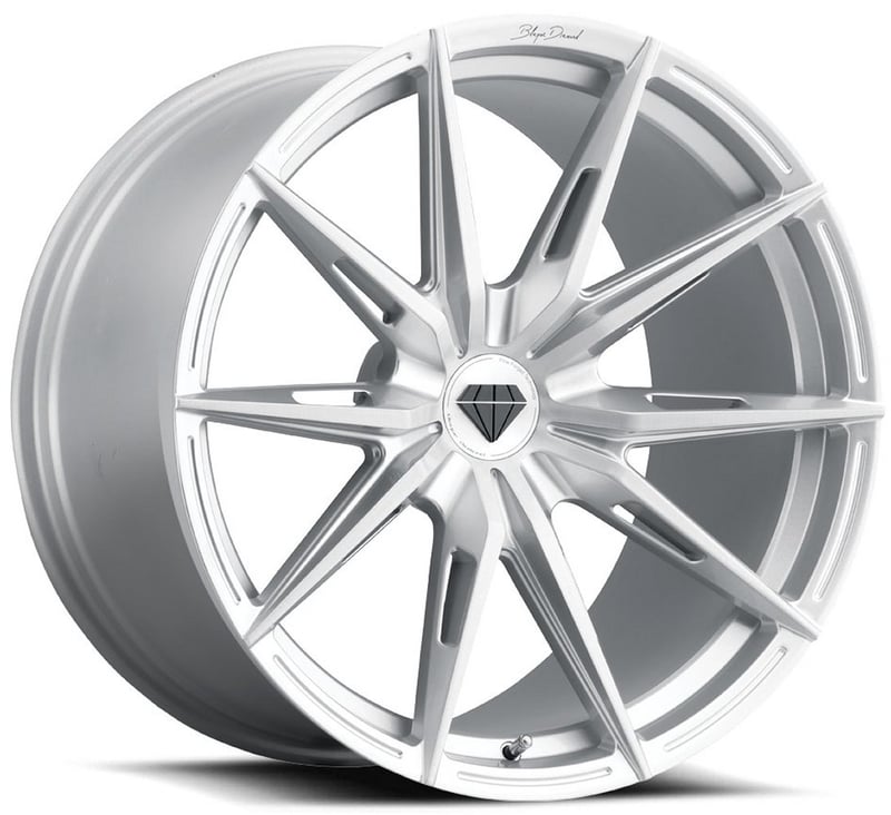 20x11 blaque diamond bd-f29 brushed silver (super deep concave) (flow forged) (custom)