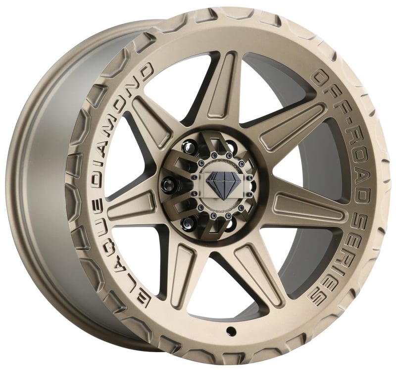 18x9 blaque diamond off-road bd-o102 matte bronze (flow forged) 6x135 6x5.5/139.7 -12mm