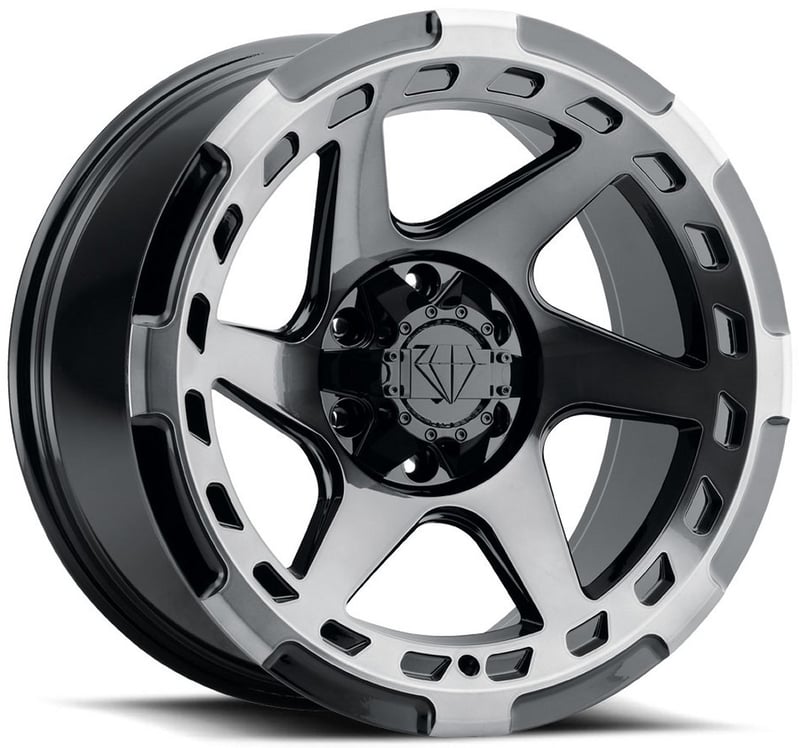 17x9 blaque diamond off-road bd-o728 gloss black machined & tinted (flow forged) 6x135 6x5.5/139.7 1mm