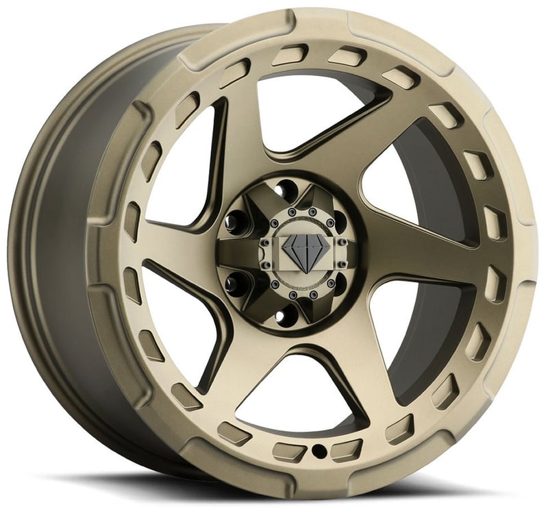 18x9 blaque diamond off-road bd-o728 matte bronze (flow forged) 5x5/127 5x5.5/139.7 1mm
