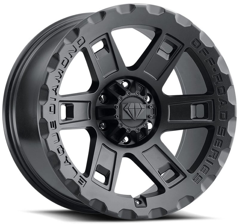 17x9 blaque diamond off-road bd-o801 matte textured black (flow forged) 6x135 6x5.5/139.7 1mm