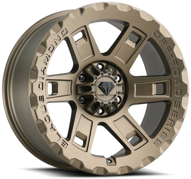 18x9 blaque diamond off-road bd-o801 matte bronze (flow forged) 6x135 6x5.5/139.7 1mm