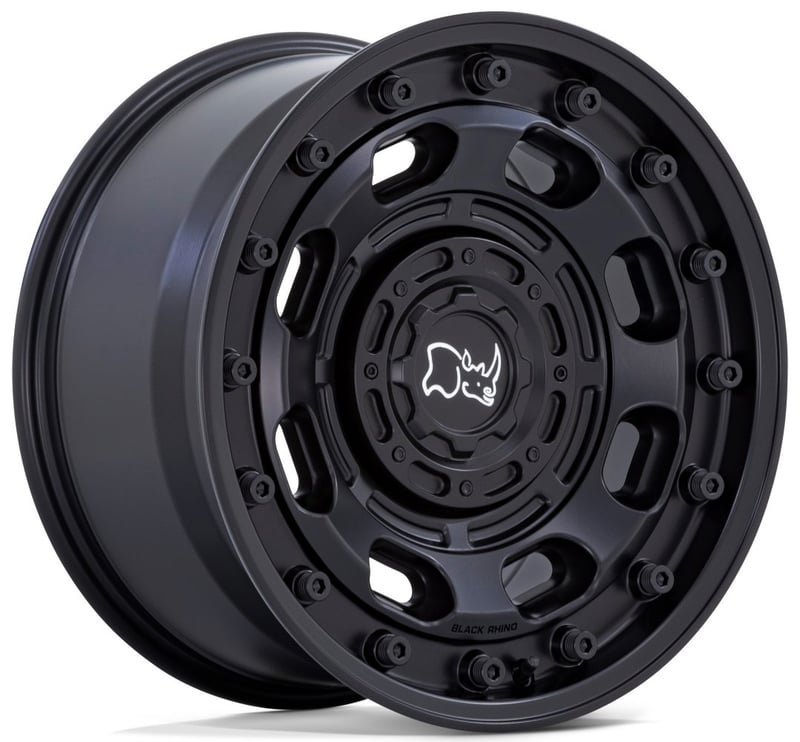 20x10 black rhino atlas matte black 6x135 6x5.5/139.7 -18mm