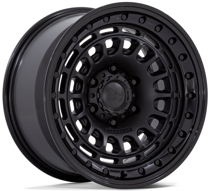Black Rhino BR014 Sahara Matte Black w/ Gloss Black Lip