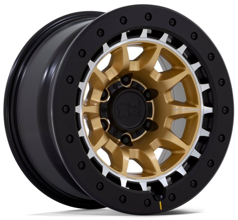 Black Rhino BR016 Tusk Matte Gold w/ Machined Ring