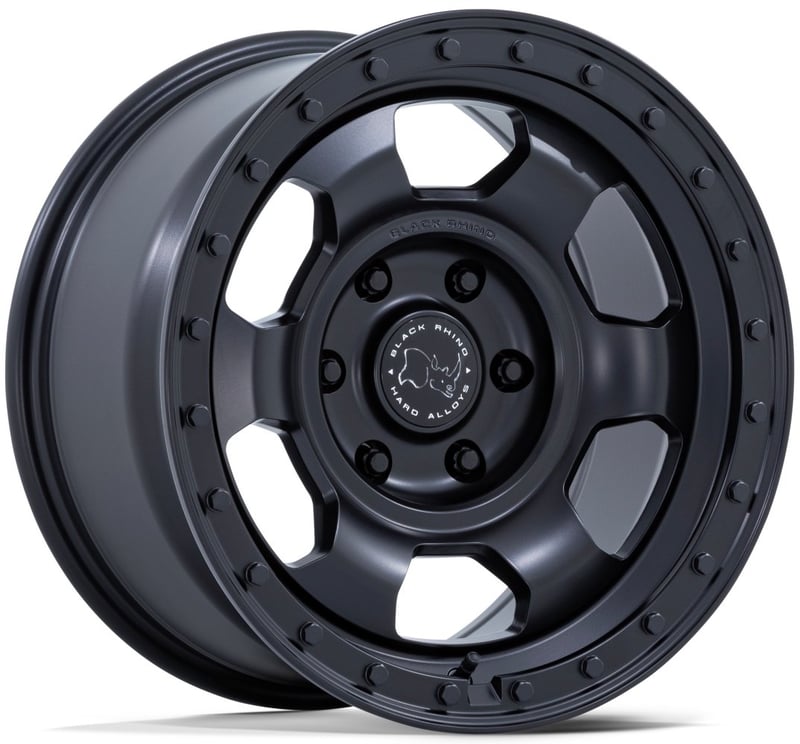 17x8.5 black rhino br029 trooper matte black 6x5.5/139.7 25mm