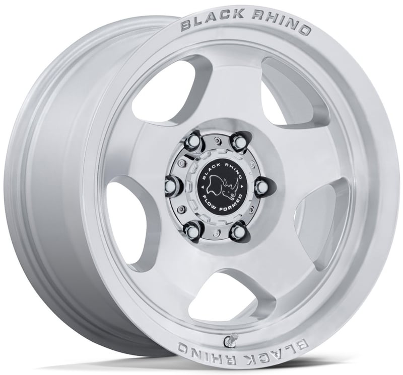 17x8 black rhino br031 sol gloss silver machined 6x5.5/139.7 20mm