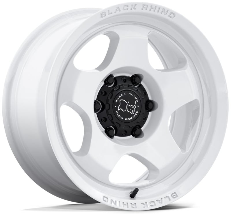 17x8.5 black rhino br031 sol gloss white 6x135 0mm