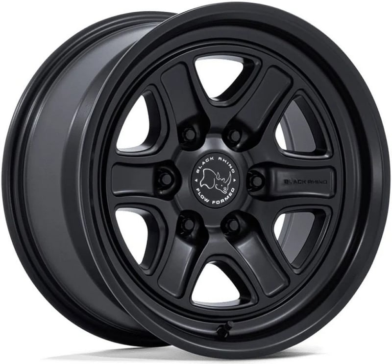 18x9 black rhino br032 echo matte black (flow formed) 8x170 12mm
