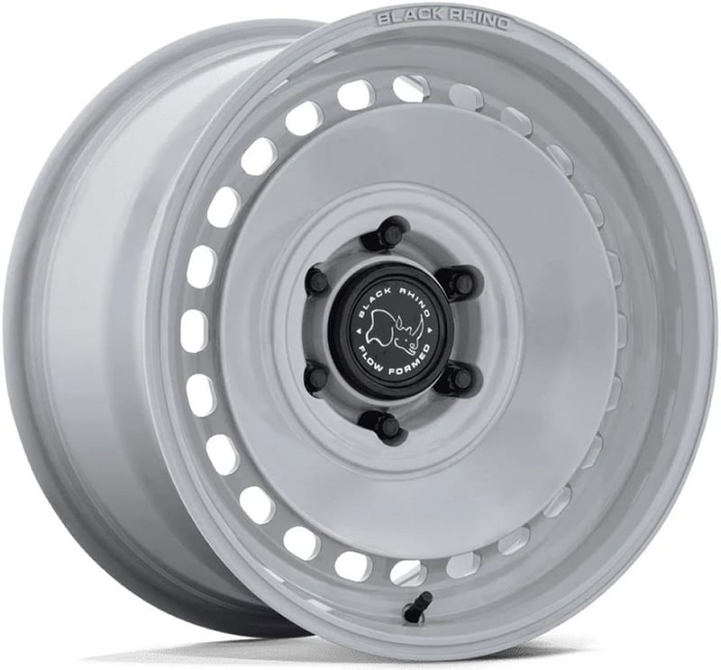 17x8.5 black rhino br036 basin grayspace (flow formed) 6x5.5/139.7 0mm