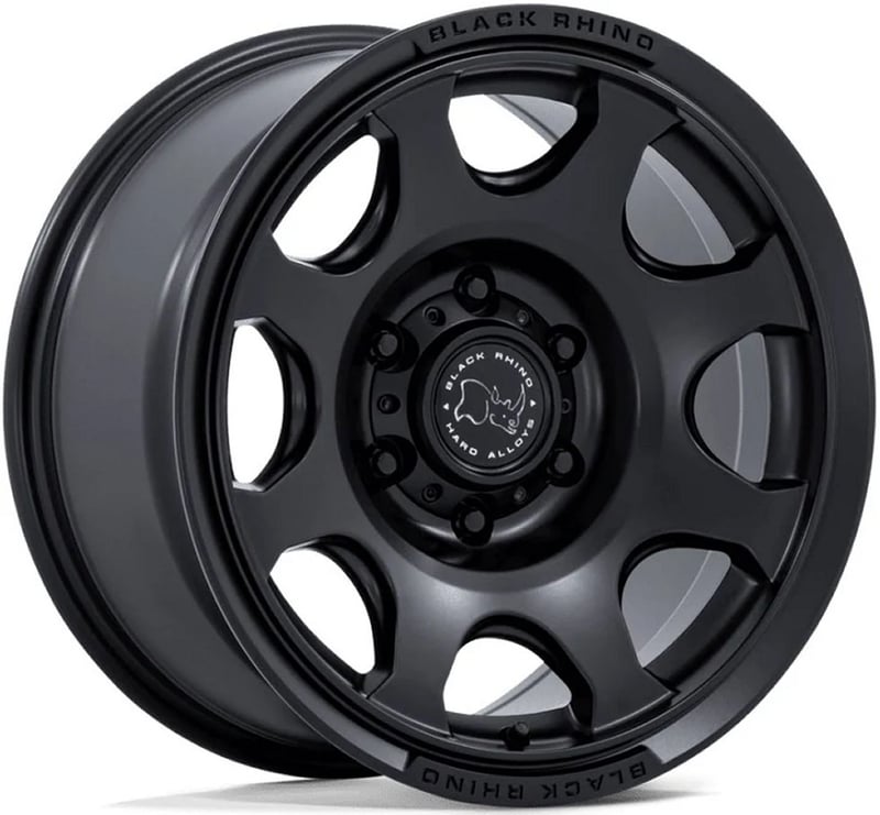 17x8.5 black rhino br037 tembo matte black 6x135 0mm