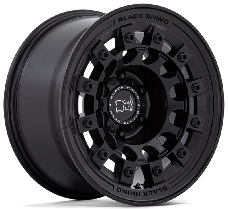 17x8 black rhino fuji matte black 5x5/127 38mm