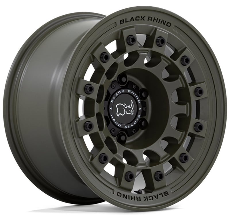 17x9 black rhino fuji olive drab green 5x5/127 -12mm