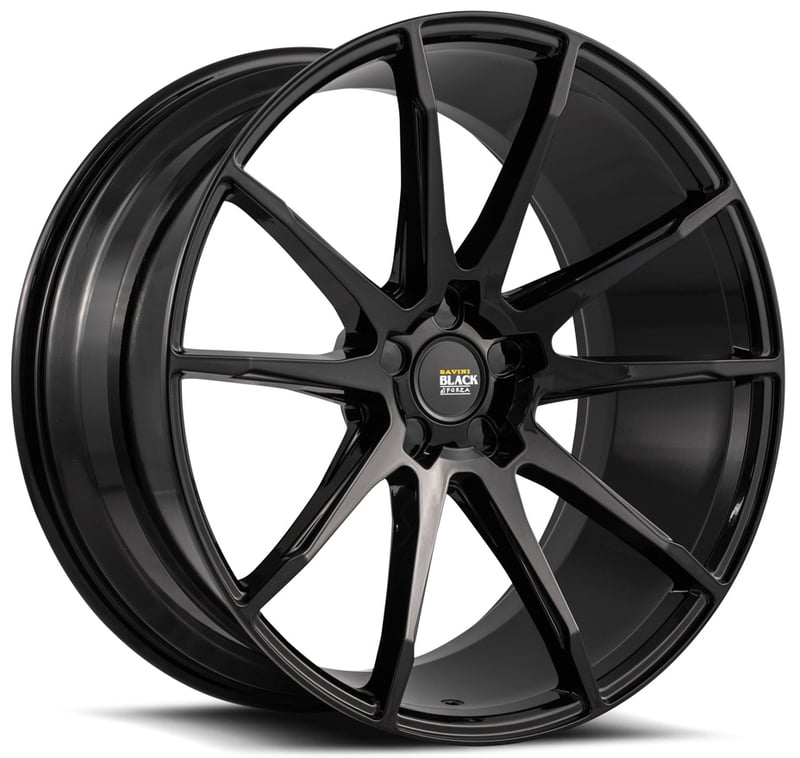 (huge savings) 20x11 savini black di forza bm12 gloss black (concave) (custom)