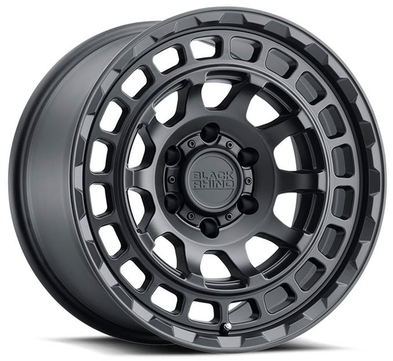 18x9.5 black rhino chamber matte black 6x135 12mm