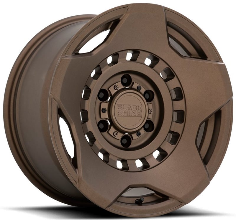 (clearance - no returns) 20x9 black rhino muzzle matte bronze 6x135 12mm