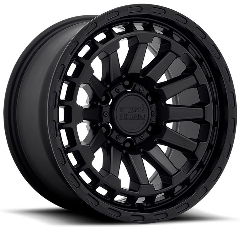 18x9.5 black rhino raid matte black 5x5/127 2mm