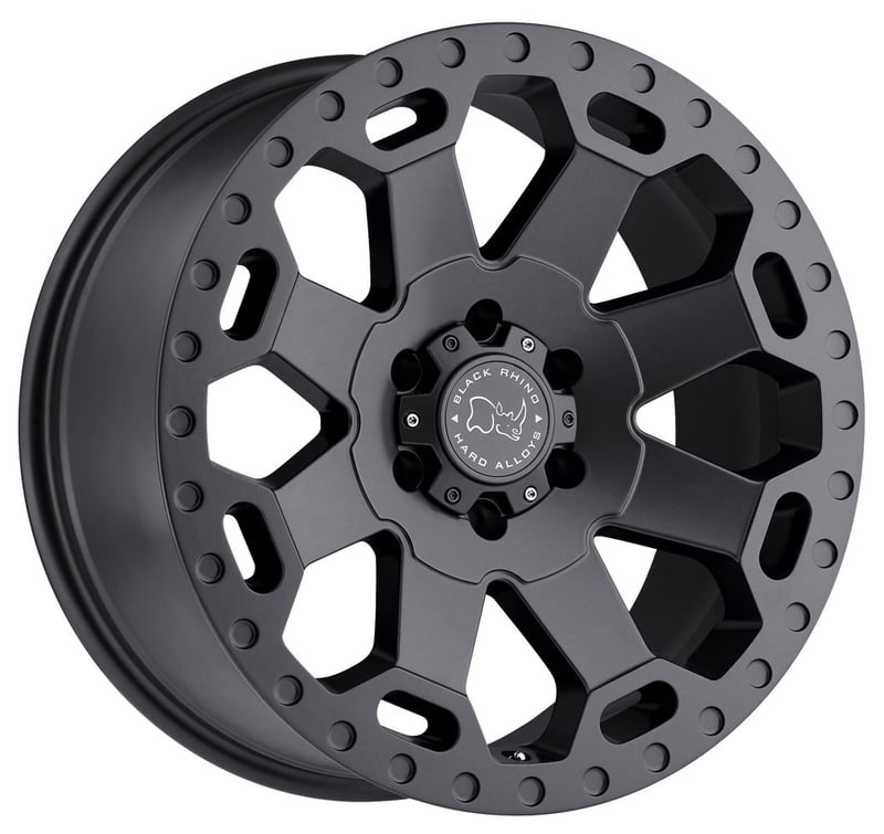 17x9 black rhino warlord matte gunmetal 6x5.5/139.7 12mm