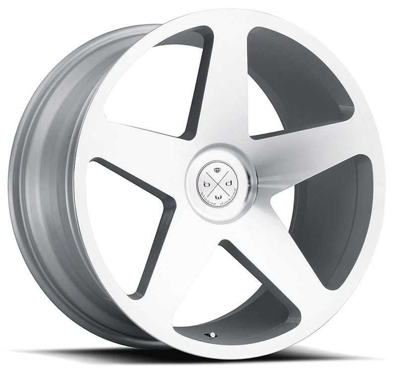 Blaque Diamond BD-15 Silver w/ Machined Face