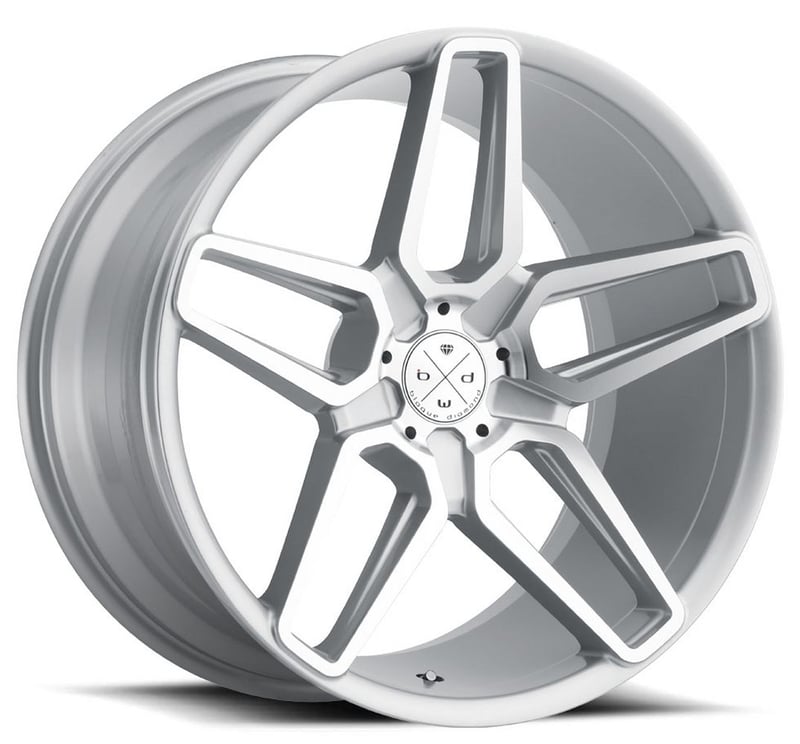 Blaque Diamond BD-17-5 Silver w/ Machined Face