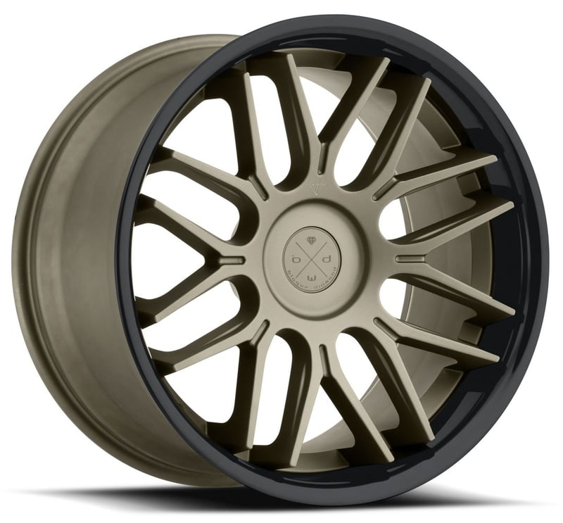 Blaque Diamond BD-27 Matte Bronze w/ Gloss Black Lip
