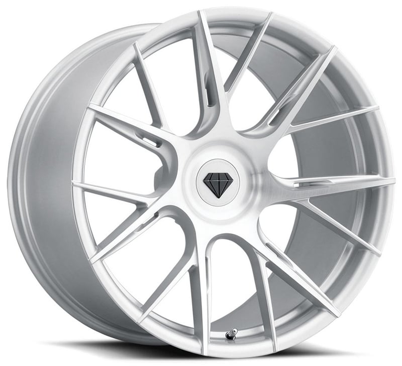 22x10.5 blaque diamond bd-f18 brushed silver (flow forged) (custom)