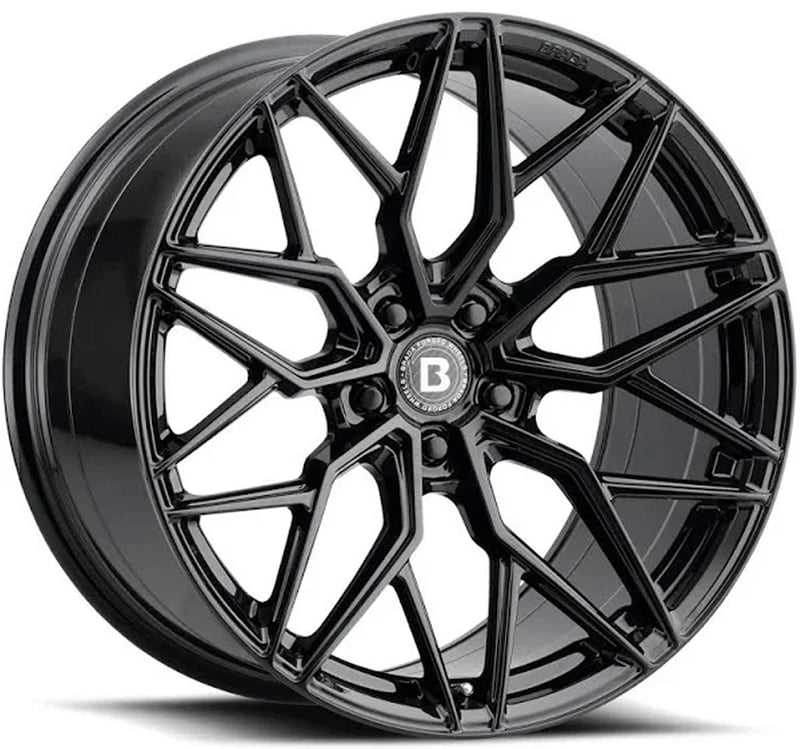 (clearance - no returns) 20x11 brada cx3 gloss black (rotary forged) (deep concave) (custom)