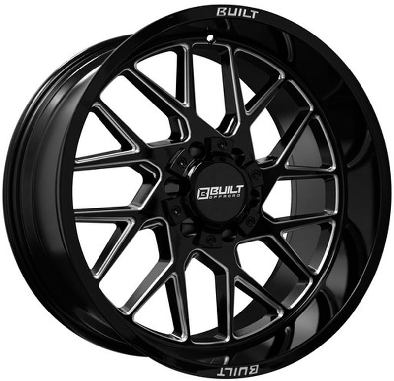 20x9 built off-road bto-3 gloss black milled 8x180 0mm