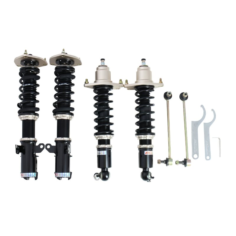 bc racing br series coilover 2009-2018 corolla/altis / 2009-2010 matrix/ pontiac vibe fwd (extreme low by default) c-24-br