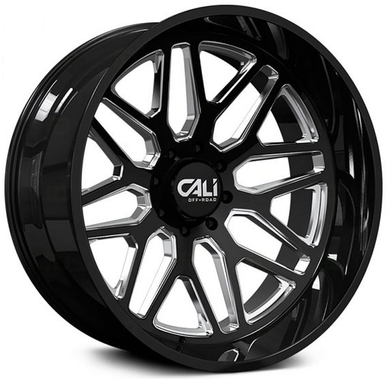 26x14 cali off-road invader 9115 gloss black milled (* may require trimming) 8x6.5/165 -76mm