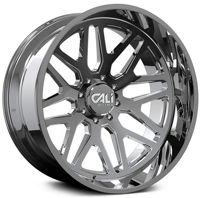 20x10 cali off-road invader 9115 chrome 6x135 -25mm