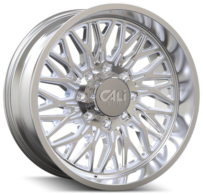 22x10 cali-off-road crusher 9118 polished 8x170 -19mm
