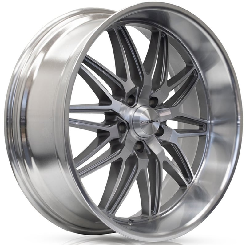 22x8.5 corsart alcatraz r510 gloss brushed diamond cut lip 5x4.75/120.7 6mm