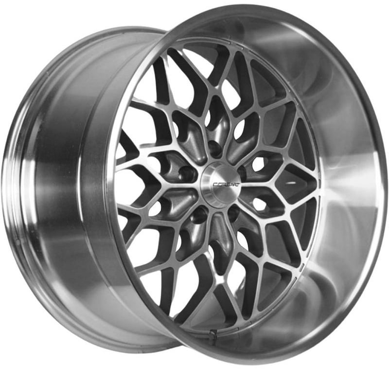 20x8.5 corsart gunner r513 gloss brushed diamond cut lip 5x5/127 6mm