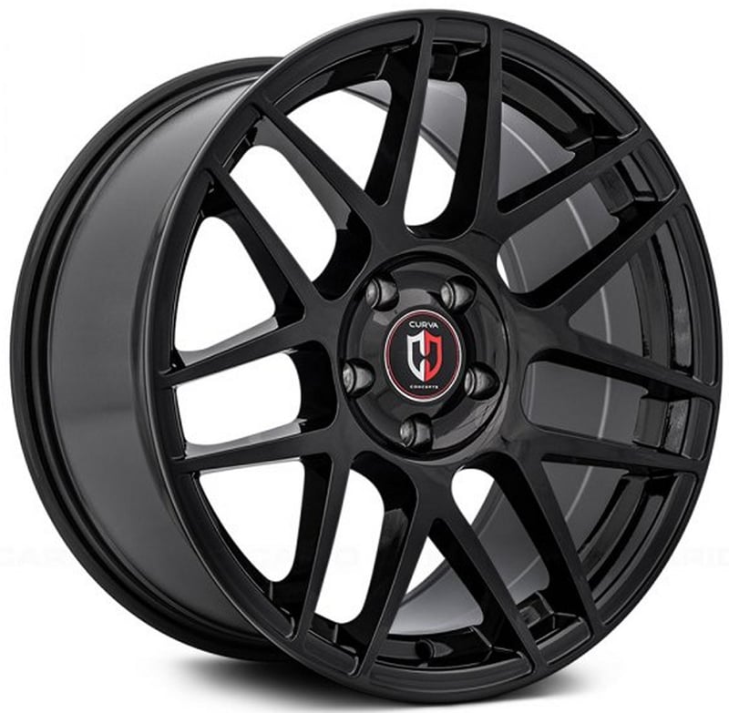 22x10.5 curva concepts c300 gloss black 5x115 25mm