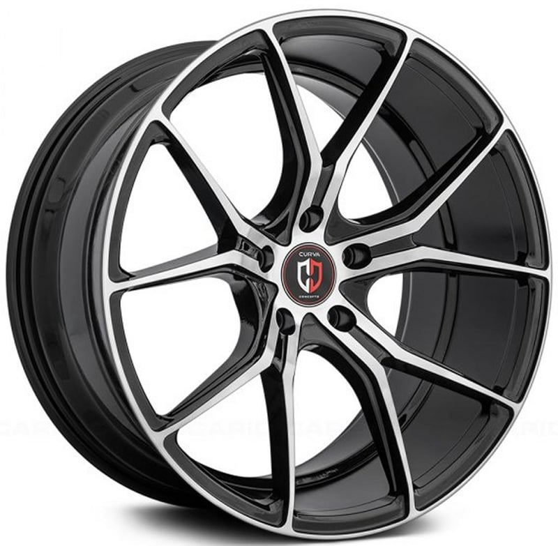Curva Concepts C42 Gloss Black Machined