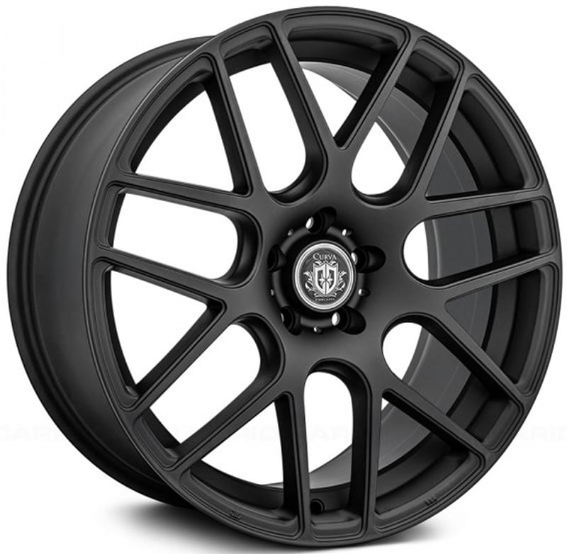 20x9.5 curva concepts c7 matte black 5x4.5/114.3 40mm