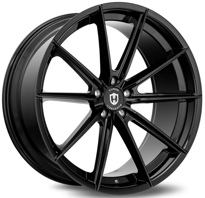22x9 curva concepts cff46 gloss black (flow forged) 5x115 15mm