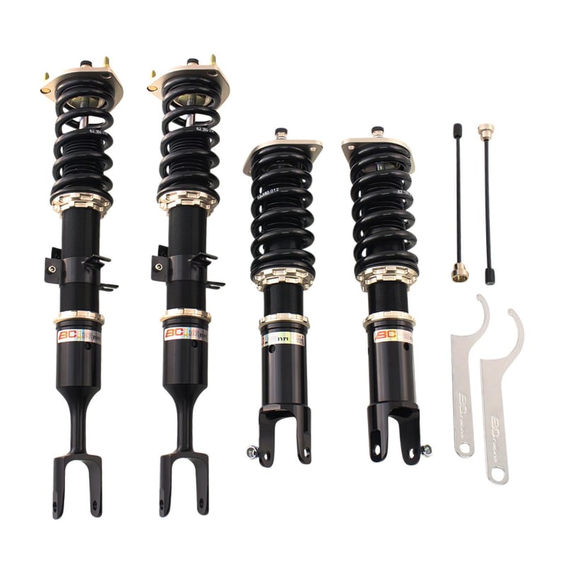 bc racing br series coilover 2003-2009 nissan 350z extreme true coilover rear (14/12) (exc. convertible)/ 2003-2006 infiniti g35 sedan true coilover rear (14/12)/ 2003-2007 infiniti g35 coupe true coilover rear (14/12) (exc. convertible) d-107e-br